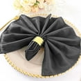 thumbnail image 5 of 10 Pieces 20" Charcoal Grey Polyester Napkins Wedding, 5 of 5