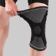 thumbnail image 5 of M 1 rodillera con barras de resorte dobles, tira antideslizante de silicona, cojín acolchado, absorción de impactos, protección de rodilla absorbente de sudor, compresión deportiva antideslizante, 5 of 5