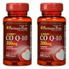 Puritan's Pride CO Q-10 Heart Cardiovascular Wellness 200 mg - 60 Softgels (2 PACK)