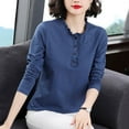 thumbnail image 2 of Autumn/Winter Women's Long Sleeves Fashionable Underlay Half High Collar Sweatshirt, 2 of 5