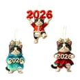 thumbnail image 4 of A 2D Acrylic Pendant For Car Rearview Mirror Decoration Holiday Gift Idea For Kids And Adults Featuring Cute Kitty Design Made From Durable Materials For Long-Lasting Use And Personalizati, 4 of 4