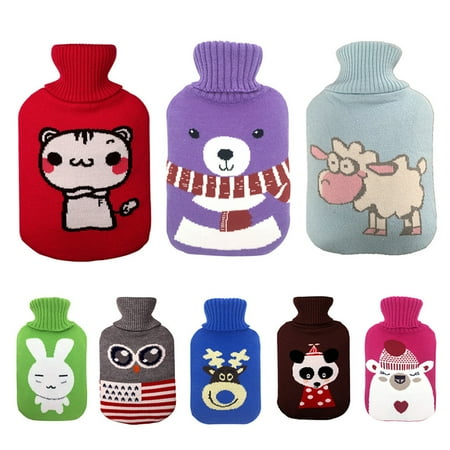 

Deyuer Bottle Cover Mouse Print Cute Soft Soft Knitted Bottle Cover for Travel 14#