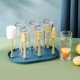 thumbnail image 3 of Baby Bottle Drying Rack, Cup Holder Detachable 6-Bracket Drain Cup Holder For Baby Bottles Cups Water Cup-Blue-Yellow, 3 of 4