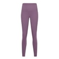thumbnail image 6 of GEWSEY High Waisted Lounge Legging 25" - Buttery Soft Workout Yoga Pants for Women (Purple, M), 6 of 6