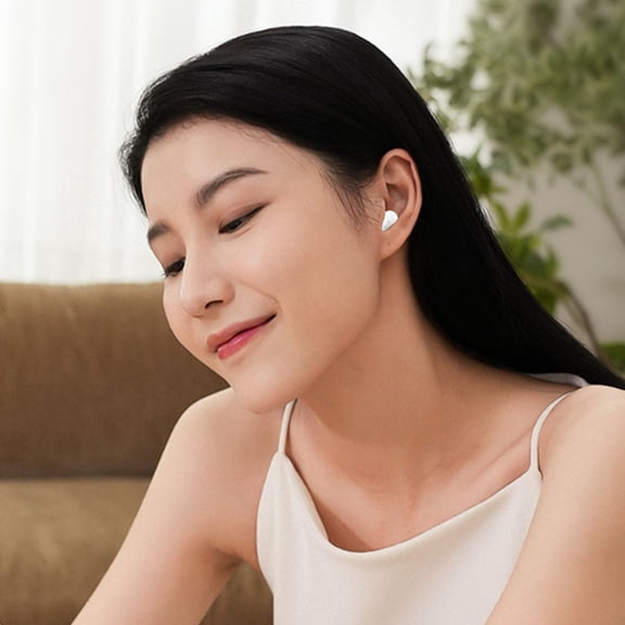 Mini True Wireless Earbuds With Noise Cancellation – Compact In Ear Sleep Headphones