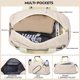 thumbnail image 2 of Bolsa de gimnasio Ineeatu pequeña de 14 pulgadas para mujeres y hombres (beige), 2 of 7