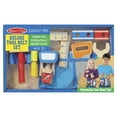 thumbnail image 4 of Melissa & Doug Deluxe Tool Belt Set - 5 Wooden Tools, 8 Building Pieces, Adjustable Belt, 4 of 10