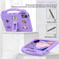 thumbnail image 3 of Kids Case for Lenovo Tab M11 11.0" 2024 TB330FU/TB330XU Tablet Case with Handle & Stand, EVA Foam DIY Cartoon Cute Pattern with Pencil Holder Shockproof Protective Cover, Lightpurple, 3 of 8