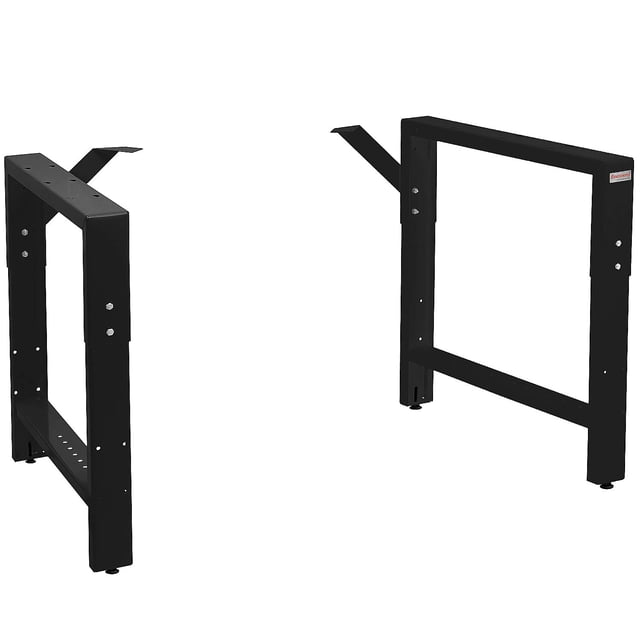 Cadre de Table de Travail 20 Pouces de Profondeur - Noir - Hauteur Réglable de 29 Pouces à 35 Pouces - par BenchPro