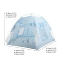 thumbnail image 3 of Cat Bed for Indoor Cats Small Dogs Bed House Summer Puppy Tent Bed Cave, 3 of 17