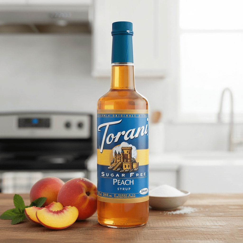 Torani Peach Sugar Free Syrup cs 12/750 ml