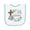 White and Light Blue, variant on Inktastic It's My 1st Easter with Cross and Flowers Baby Terry Cloth Bib