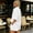 White women's 2 piece short set a1, variant on Cagogo Women's 2 Piece Short Set Solid Collared Short Sleeve Shirt Drawstring Shorts Casual Summer Outfits Loose Tops Comfy Pants Matching Lounge Sets Travel Airport Clothes, Black XL