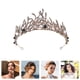 thumbnail image 2 of Tocado de la boda del tocado de la corona de cristal de la novia de la novia de 1pc, 2 of 6