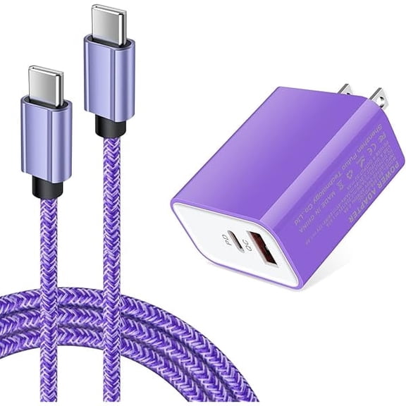 can USB C Fast Charger for Samsung Galaxy A17 A16 5G A15 A14 A13 S26, 20W PD Power Adapter Type C Cable