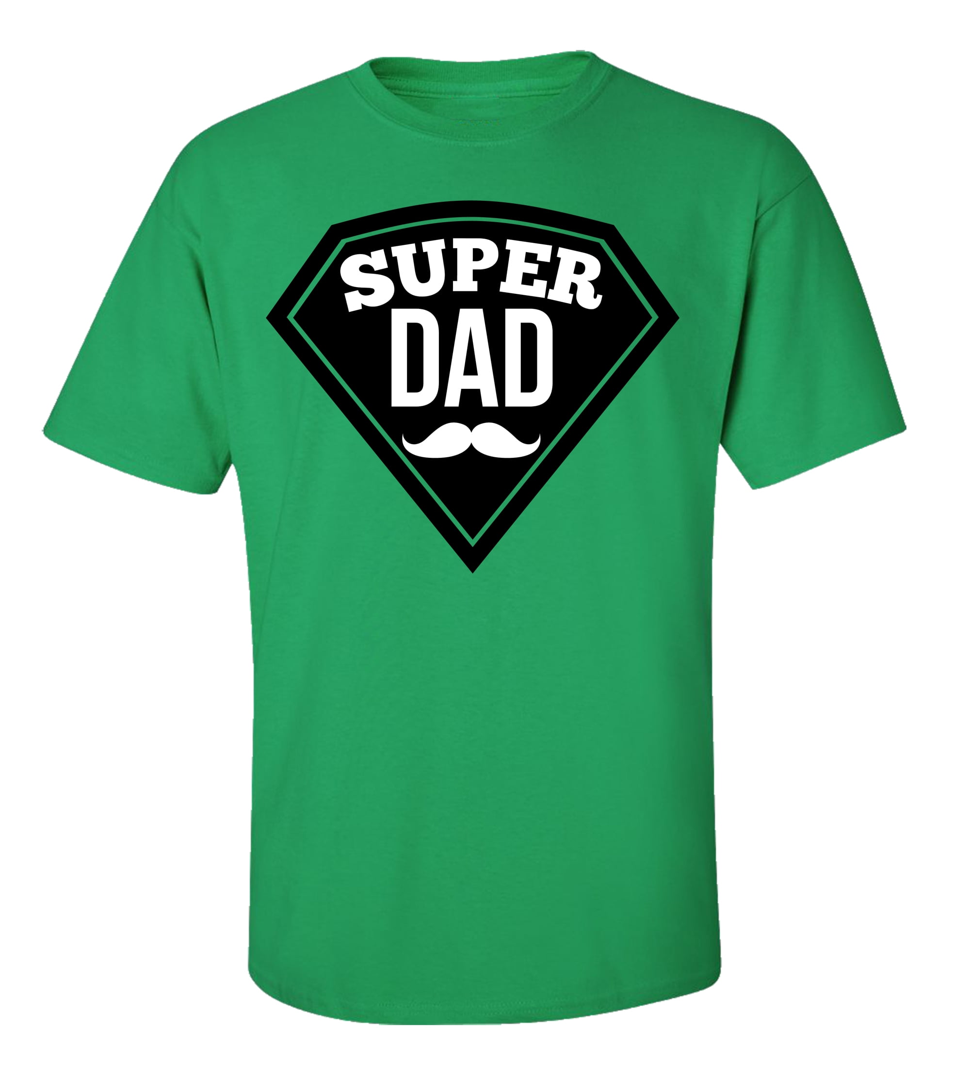 Father's Day Super DAD Short Sleeve Tee Shirt Charcoal - Picture 11 of 33