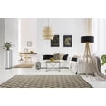 thumbnail image 2 of Hand-tufted Wool Gray Transitional Geometric Chain-Link Rug, 2 of 4