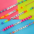 thumbnail image 3 of Alphabet Beads Bracelet Making Studio, Make 50+ Custom Bracelets With Over 2000+ Premium Beads, Includes Storage Case &amp; Project Instructions, DIY Bracelet Making Kit, 3 of 7