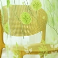 thumbnail image 6 of 39‘’X78.7‘’ Window Screen Decoration Cluster Flower Tulle Curtain Tulle Tracery Voile Drape Drapery Polyester Fabric, Curtain, 6 of 7