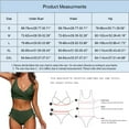 thumbnail image 3 of FVWITLYH Bikini for Women Print Cute Bathing Suits for Teen Girls Two Pieces Bikini Set for Women High Waisted AG,XL, 3 of 5