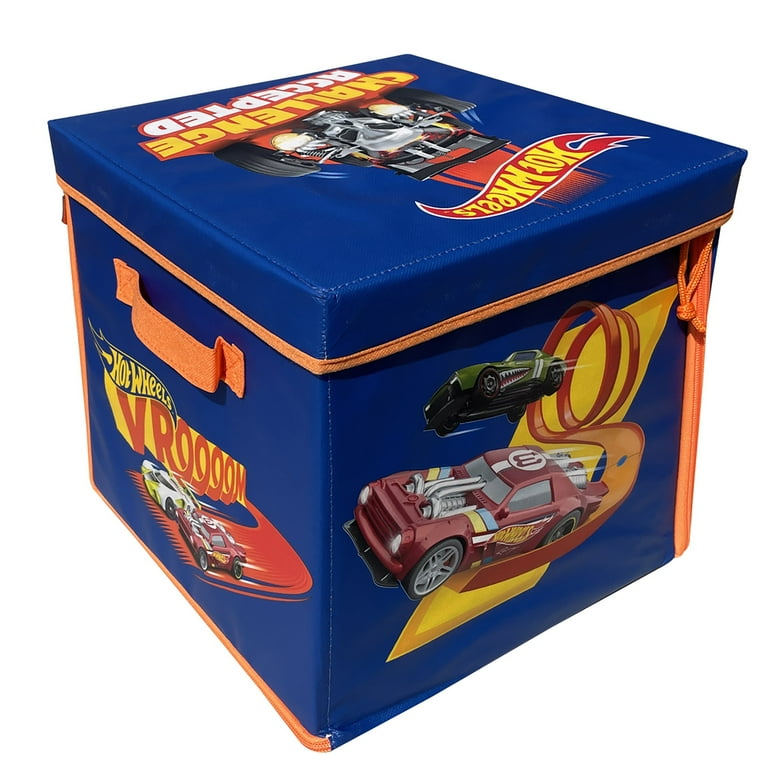 ZipBin Hot Wheels 300 Car Storage Cube & Playmat - Walmart.com