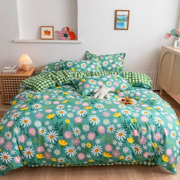 Juego Simple de cuatro piezas que no se puede pagar la bola  no se encoge  funda de edredón  ropa de cama  juego de tres piezas