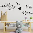thumbnail image 4 of Fall Decorations Branch Bird Wall Stickers Self Stick Artificial Peel And Stick Decal 1 Set, 4 of 6