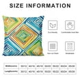 thumbnail image 5 of JEUXUS Blue Orange Turquoise Colorful Geometric Pillow Covers Abstract Mid Century Pillow Cases Summer Multicolor Outdoor Pillow Covers Modern Home Decor for Couch Patio Furniture Porch, 5 of 5