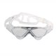 thumbnail image 3 of Gafas de natación con montura cómoda y lentes grandes antivaho (transparentes y negras), 3 of 4