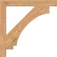thumbnail image 3 of Ekena Millwork 3 1/2"W x 34"D x 34"H Imperial Block Smooth Bracket, Western Red Cedar, 3 of 4