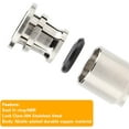 thumbnail image 2 of 6mm Union Tee Push to connect fittings Stainless Steel Quick Connect Fittings,6mm x 6mm x 6mm 3 Way Tee Shaped Tube Fittings Push Connectors Air Line Fittings 2pack, 2 of 5