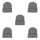 thumbnail image 2 of Gorro de punto Multifuncional Qarigey Gris oscuro CBP267460, 2 of 4