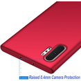 thumbnail image 3 of Case for Samsung Galaxy Note 10 Plus Phone Case Protective Slim [Defend from Scratch/Slip/Drop/Fingerprint] Matte PC Hard Minimalistic Phone Cover for Samsung Galaxy Note 10 Plus-Red, 3 of 10