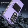 thumbnail image 4 of Mantto for Samsung Galaxy Z Fold 4 5G, Folding Bracket Kickstand Military Grade Drop Protection,Skin-Friendly PC Back, Anti-Scratch Anti-Fingerprint case For Samsung Galaxy Z Fold 4 5G, Purple, 4 of 14