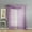 Lilac, variant on 3 Piece Sheer Window Curtain Set - 2 Sheer Curtain + Scarf - Over 20 Colors!