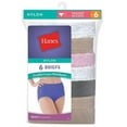 thumbnail image 2 of Hanes Women's Nylon Brief Panties 6-Pack, 2 of 5