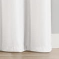 thumbnail image 5 of VCNY Home Celine White Solid Grommet Blackout Curtain Panel, 52" x 90", 5 of 5