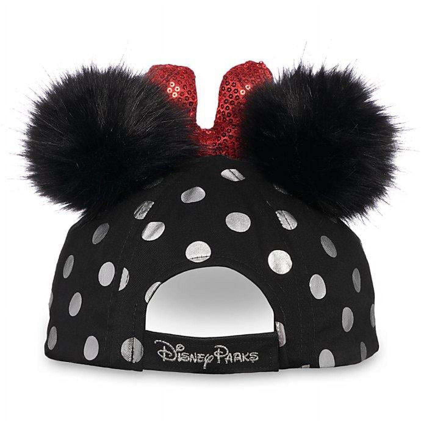 Disney Minnie Mouse Polka Dot Pom Pom Baseball Cap with  display picture 2