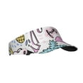 thumbnail image 2 of Disketp Summer With Flamingo Sun Visors for Women Men Unisex Tennis Golf Visor Hat Adjustable Summer Hats Sport Outdoor Visor Hat UV Protection Cap, 2 of 8