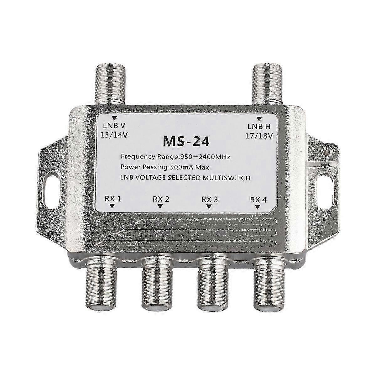 Goufride 2X DS81 Commutateur Signal Satellite DiSEqC 8 En 1 - Multiswitch LNB Récepteur