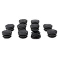 thumbnail image 3 of 10 piezas de patas de mesa para muebles, tapa de extremo de plástico negro para tubo de metal redondo, 3 of 5