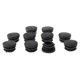 thumbnail image 3 of 10 piezas de patas de mesa para muebles, tapa de extremo de plástico negro para tubo de metal redondo, 3 of 5