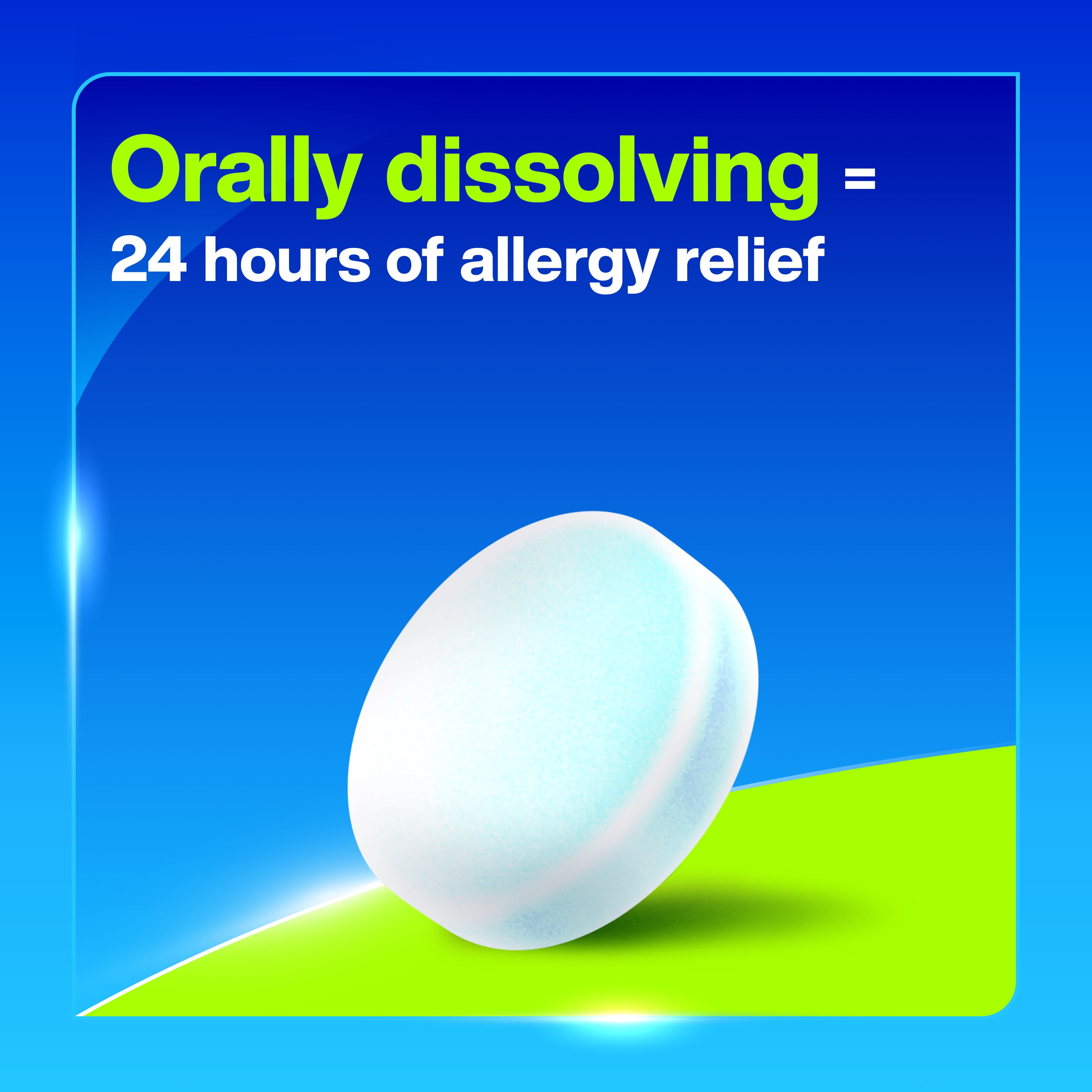 Claritin RediTabs 24 Hour Non-Drowsy Allergy Medicine, Loratadine Antihistamine Tablets, 30 Ct
