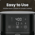 thumbnail image 4 of 4 Quart Compact Air Fryer with Hi-Fry Technology Easy-View Window Touch Controls and 4 Presets, 4 of 6
