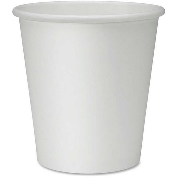 SP Richards B1143861 10 oz GJO19046CT Genuine Joe Hot Cups - Single - White - 1000 Count
