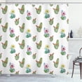 thumbnail image 1 of Ambesonne Cactus Shower Curtain, Hawaiian Bouquet Vintage, 69"Wx70"L, Multicolor, 1 of 3