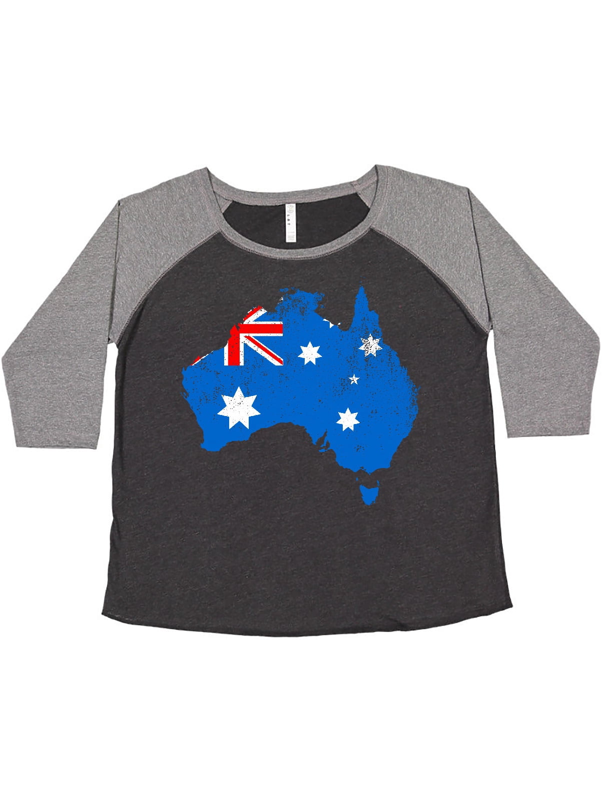 Inktastic Aussie Map Flag Women's Plus Size T-Shirt - Walmart.com