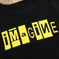 thumbnail image 5 of Infant Baby Boys Girls Letter Print T-shirt Pants Trousers Outfits Set Boys Baby Boys Short Sleeve Boys Set with Bow Tie Toddler Wedding, 5 of 9