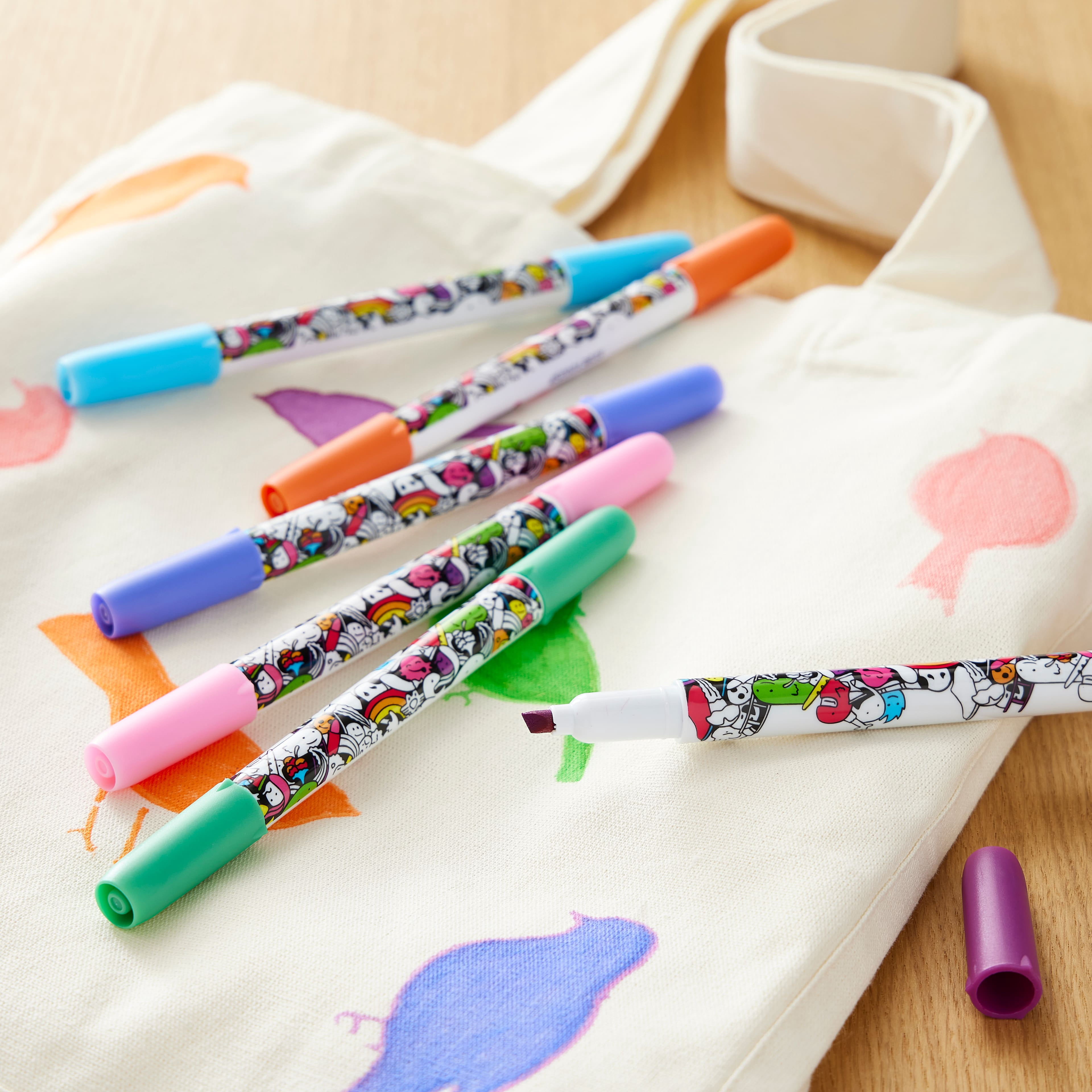 Tulip Graffiti Fabric Markers Bright , 12 Packs: 6 ct. (72 total)