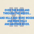 thumbnail image 3 of CafePress - Over The River Cross Country Quote T Shirt - Men's Classic Graphic T-Shirt, 3 of 4
